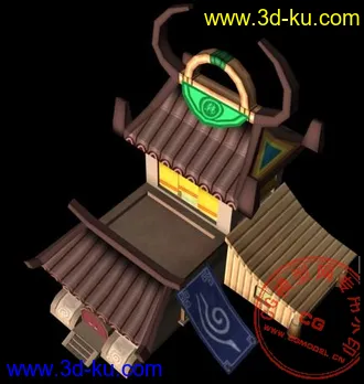 3D打印模型卡通房子的图片