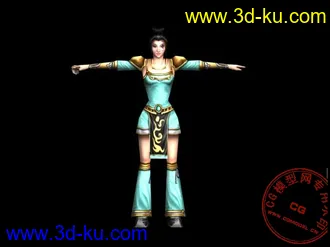 3D打印模型网游MM  +  贴图的图片