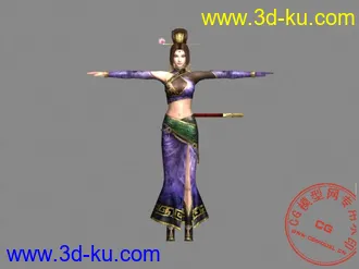 3D打印模型游戏MM    甄姬的图片