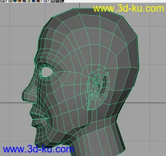 3D打印模型自己第一次做的人头的图片
