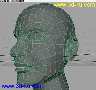 3D打印模型自己第一次做的人头的图片