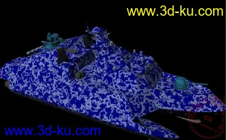 3D打印模型022隐身穿浪艇的后续形的图片