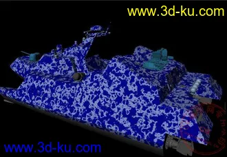 3D打印模型022隐身穿浪艇的后续形的图片