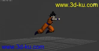 3D打印模型七龙珠悟空含动作的图片