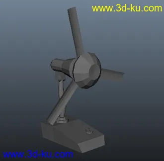 3D打印模型小电扇的图片