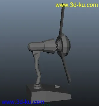 3D打印模型小电扇的图片