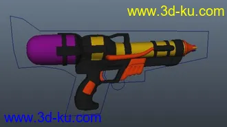 3D打印模型玩具水枪带绑定（低版本打开注意忽略版本号）的图片