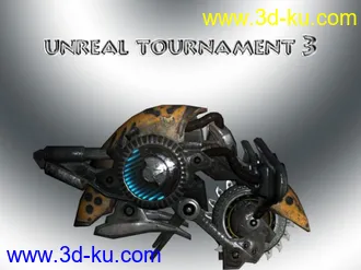 3D打印模型Unreal Tournament 3的一个Bot骨骼贴图+动作的图片