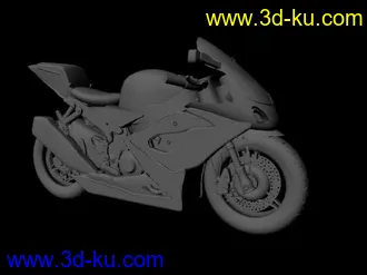 3D打印模型一辆摩托的图片