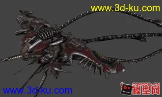 3D打印模型虚幻3的一个飞行器,觉得好看分享给你们!!{贴图+法线+动作}的图片