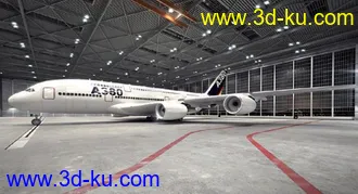 3D打印模型空客A380 客机（要的赶紧）的图片