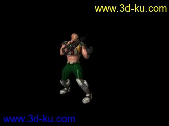 3D打印模型格斗大作  带动作  已绑定   希望大家喜欢的图片