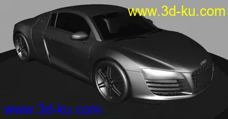 3D打印模型喜欢超跑的应该不会陌生，对！没错！R8！！！的图片