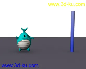 3D打印模型带绑定的尖娃的图片