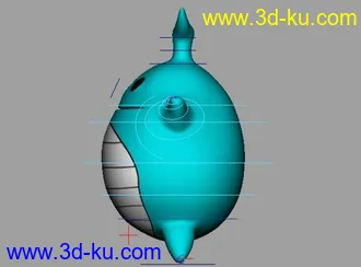 3D打印模型带绑定的尖娃的图片