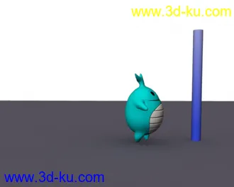 3D打印模型带绑定的尖娃的图片