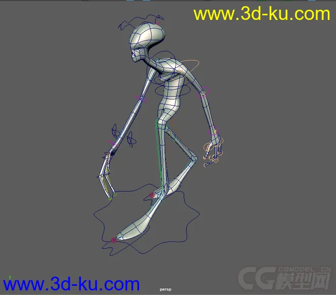 怪物maya模型的图片1