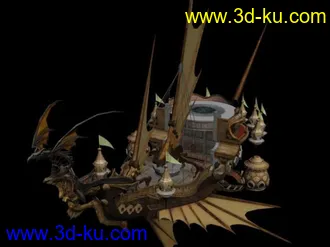 3D打印模型飞空艇的图片