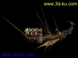 3D打印模型飞空艇的图片