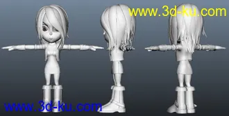 回合制网络游戏 大富翁online  女杀手模型的图片