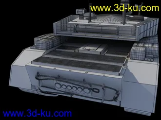 3D打印模型早年打造的高仿99坦克素模的图片