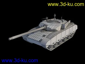 3D打印模型早年打造的高仿99坦克素模的图片