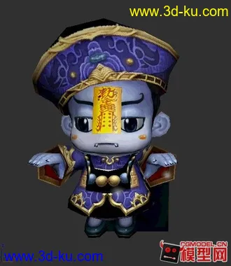 3D打印模型一游戏人物"僵尸"fo(>﹏<)o贴图_骨骼_+几组动作的图片