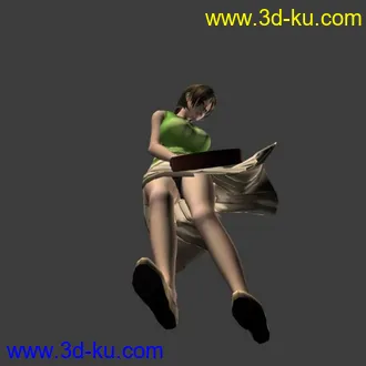 3D打印模型女孩 有动画，的图片