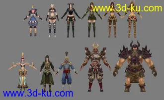 一些王者世界的模型的图片