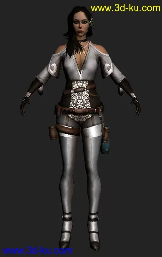 3D打印模型地牢围攻3@Katarina（女枪手）的图片