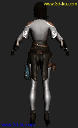 3D打印模型地牢围攻3@Katarina（女枪手）的图片