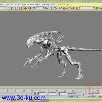 3D打印模型怪兽异型(金属制品)的图片