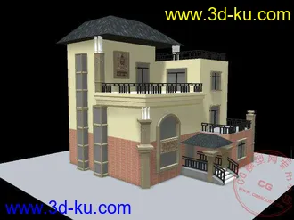 3D打印模型小别墅的图片