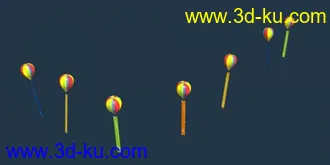 3D打印模型气球  商业动画中常用的图片