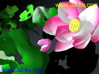3D打印模型荷花的图片