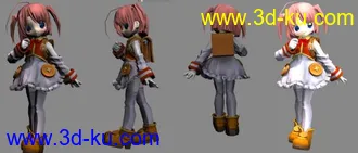 3D打印模型虹原茵可(修改)完全版 MAX9+OBJ的图片