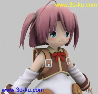 3D打印模型虹原茵可(修改)完全版 MAX9+OBJ的图片