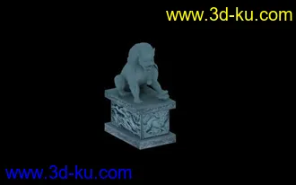 3D打印模型石狮的图片