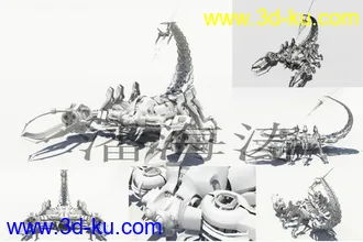 3D打印模型变形金刚蝎子的图片