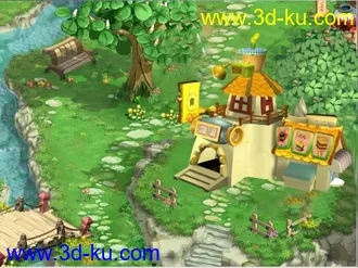 3D打印模型卡通房子   做的不好 请大家指教的图片