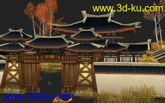 3D打印模型创世西游的一个驿站的图片