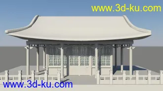 3D打印模型古建的图片