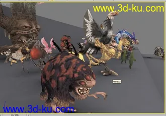 3D打印模型某3d游戏所有npc—很值得下载的图片