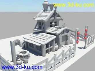 3D打印模型古代建筑风格的图片