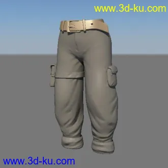 3D打印模型裤子的图片