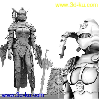 3D打印模型原创角色的图片