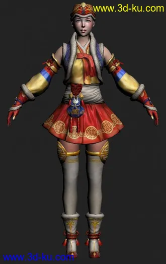 3D打印模型C9（第九大陆）@女角色的图片