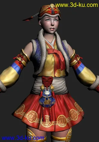 3D打印模型C9（第九大陆）@女角色的图片