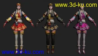 3D打印模型C9（第九大陆）@女角色的图片