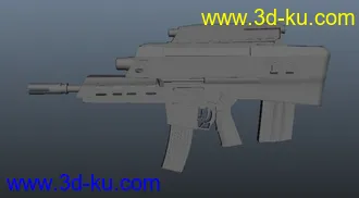 3D打印模型复合式冲锋枪的图片